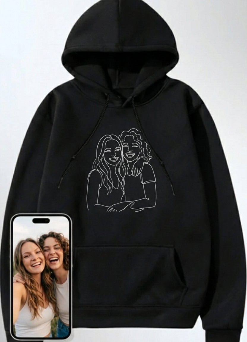 Mikina s Tvou výšivkou